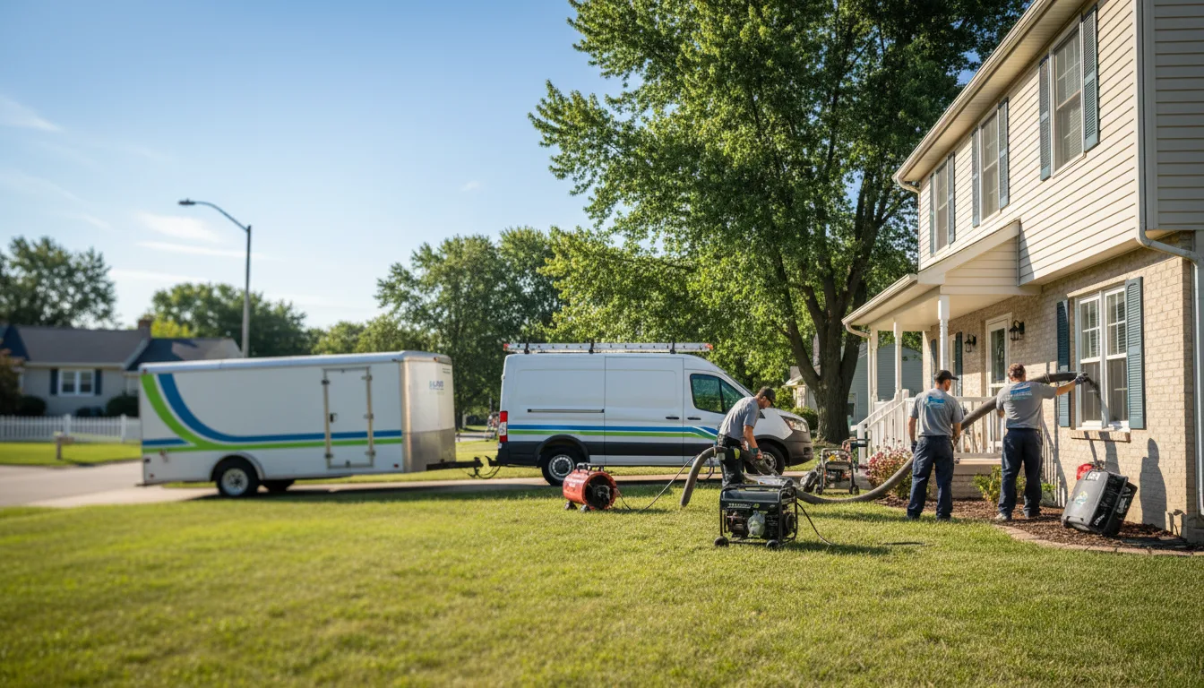 Flooded Basement Restoration And Cleanup With Repair in Oak Park, MN near me